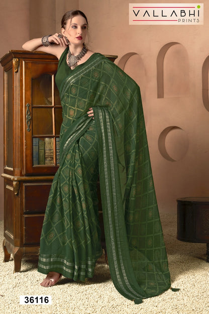 Rupanshi Vol 5 Vallabhi Prints Moss Sarees Wholesaler Ahmedabad