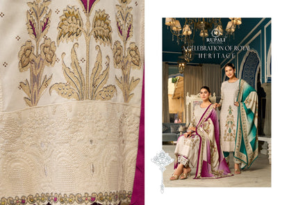 Rushika Rupali Pashmina Suits Supplier India