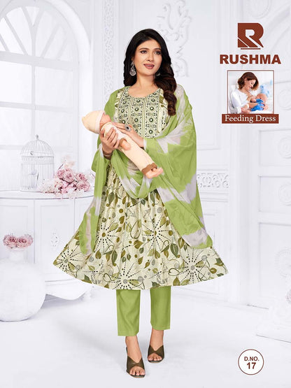 Rushma Raashi Vertical Feeding Readymade Suit Wholesaler
