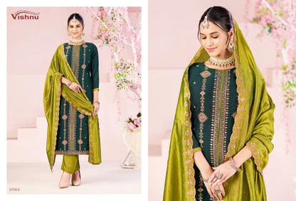 Rustam Vishnu Impex Vichitra Silk Pant Style Suits Manufacturer Gujarat