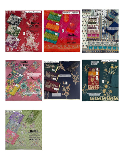 Rutba Aanchal Creation Pure Jaam Salwar Suits Exporter
