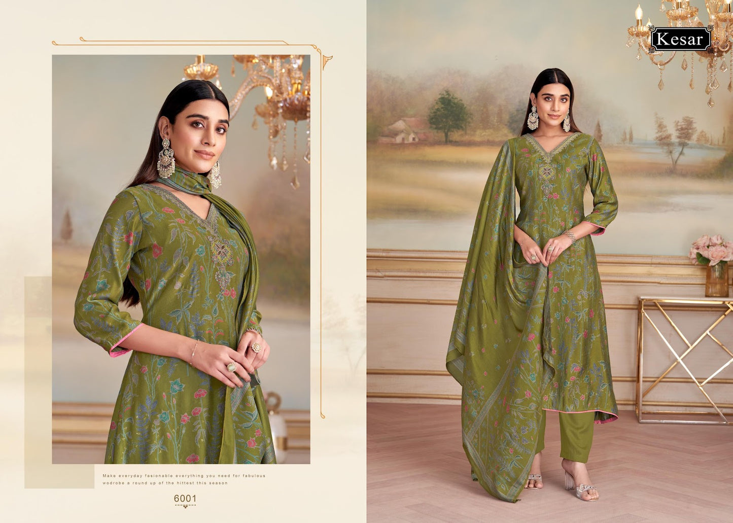 Rutbah Kesar Pashmina Suits Manufacturer Ahmedabad