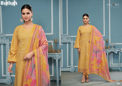 Rutbah Kilory Pure Lawn Pant Style Suits Wholesaler Gujarat