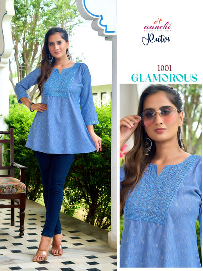 Rutvi Aanchi Designer Long Top Exporter Ahmedabad