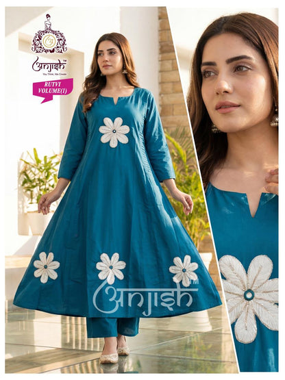 Rutvi Anjish Dhabu Cotton Co Ord Set Manufacturer Gujarat