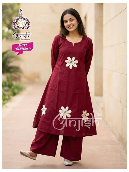 Rutvi Anjish Dhabu Cotton Co Ord Set Manufacturer Gujarat