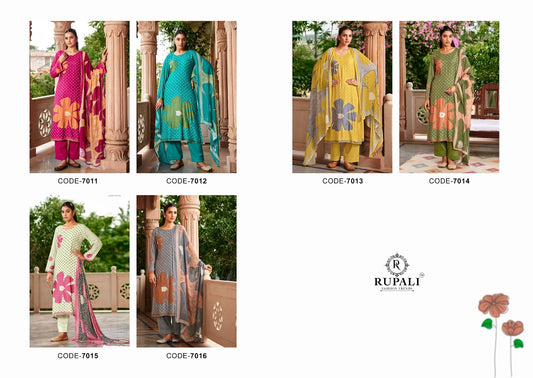 Rutvi Rupali Viscose Muslin Pant Style Suits Manufacturer