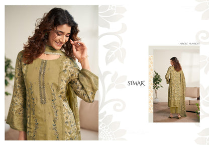 Ruvya Simar Pure Viscose Pant Style Suits Supplier Gujarat