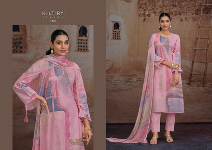 Ruwaa Kilory Lawn Cotton Pant Style Suits Manufacturer
