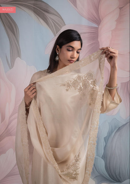 Ruyara Naariti Silk Jacquard Pant Style Suits Wholesaler India