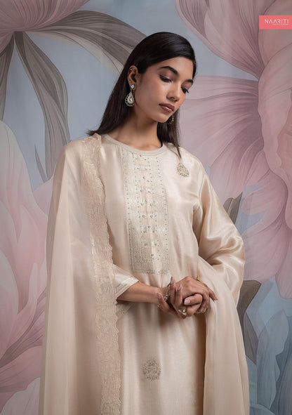 Ruyara Naariti Silk Jacquard Pant Style Suits Wholesaler India
