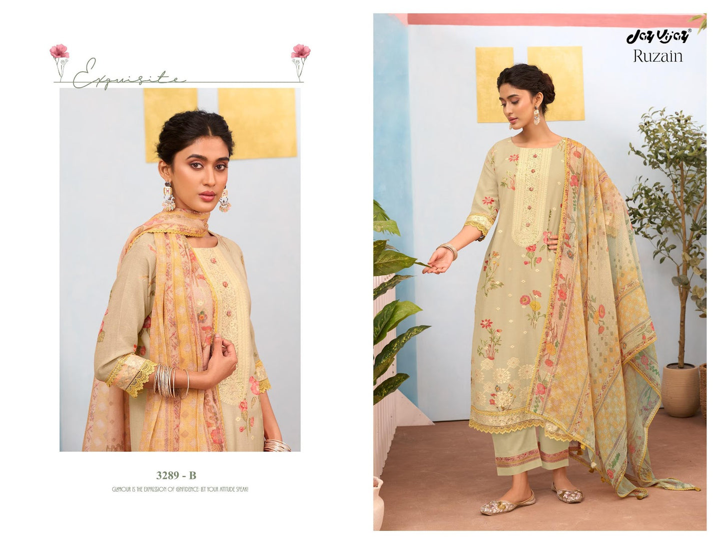 Ruzain Jay Vijay Lilen Pant Style Suits Supplier