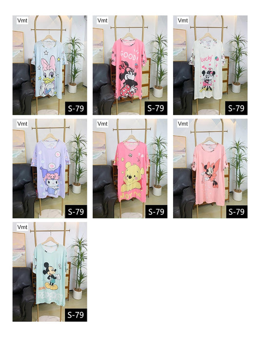 S-79 Vmt Hosiery Women Long Tshirt Wholesale Price