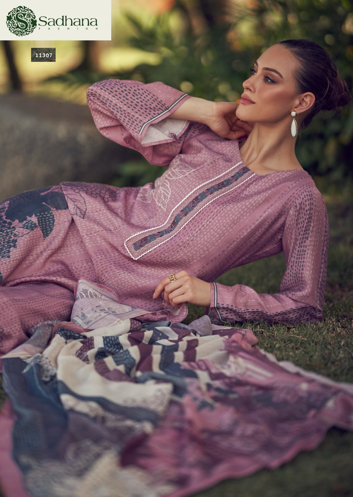 S-Iliana Sadhana Pure Muslin Pant Style Suits Wholesaler Ahmedabad