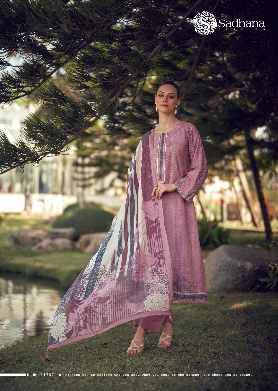 S-Iliana Sadhana Pure Muslin Pant Style Suits Wholesaler Ahmedabad