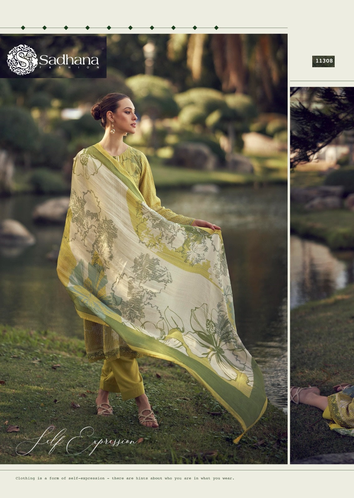S-Iliana Sadhana Pure Muslin Pant Style Suits Wholesaler Ahmedabad