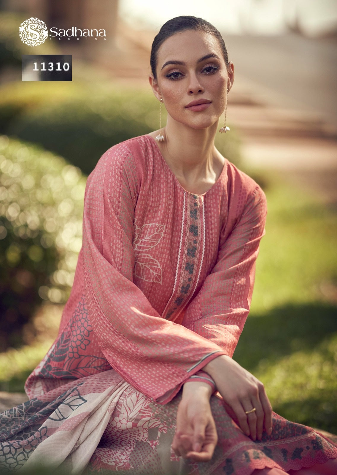 S-Iliana Sadhana Pure Muslin Pant Style Suits Wholesaler Ahmedabad
