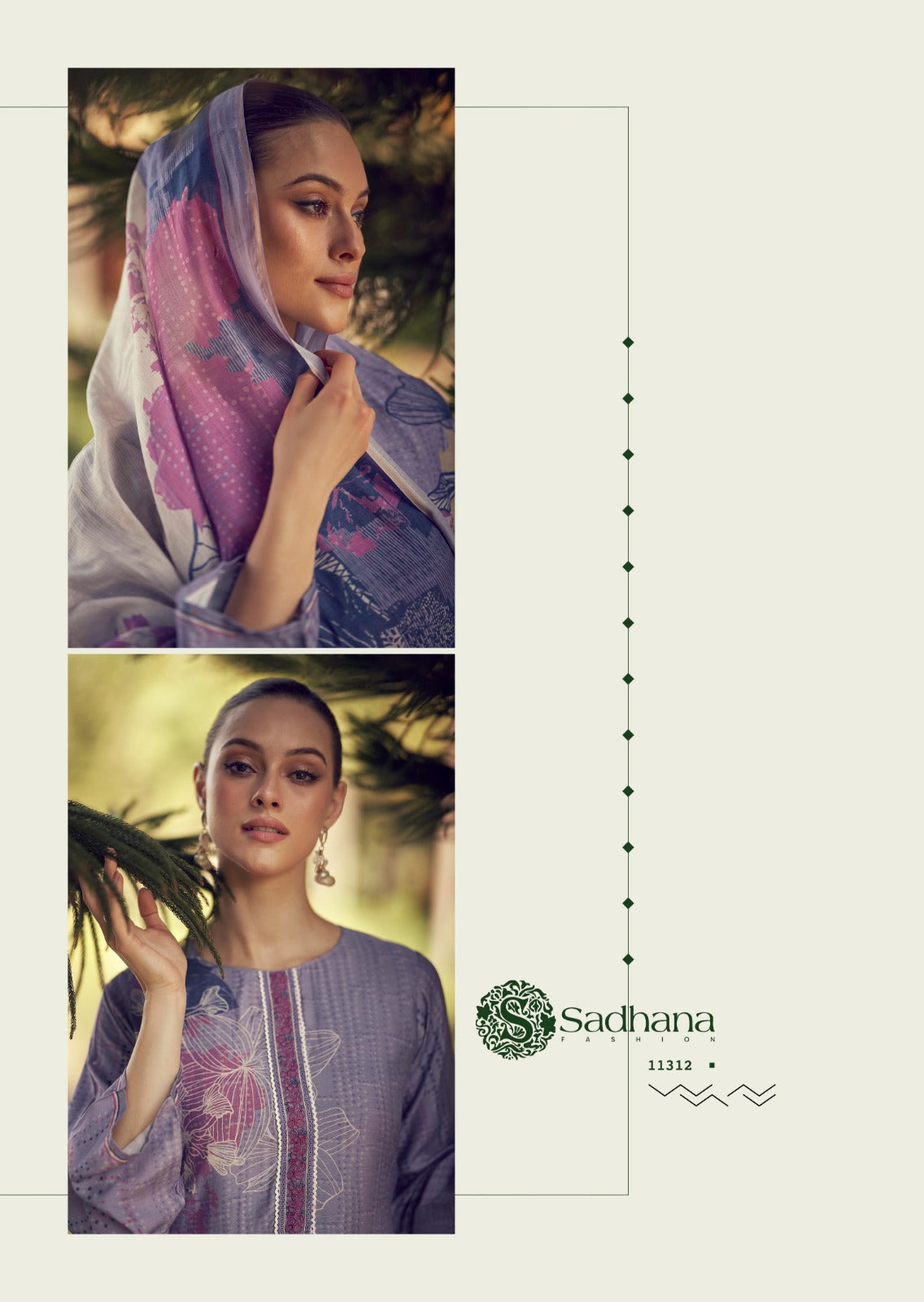 S-Iliana Sadhana Pure Muslin Pant Style Suits Wholesaler Ahmedabad