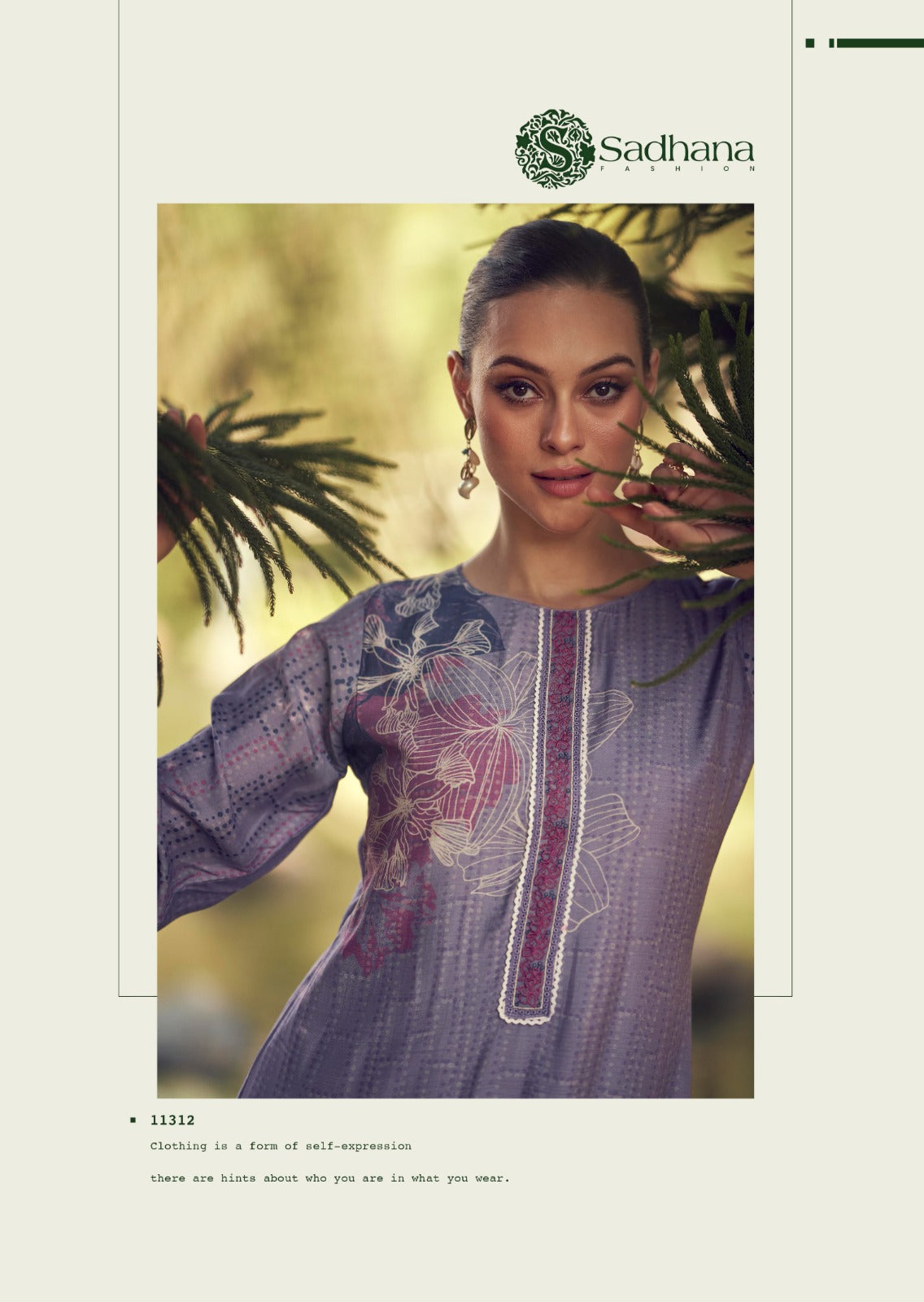 S-Iliana Sadhana Pure Muslin Pant Style Suits Wholesaler Ahmedabad