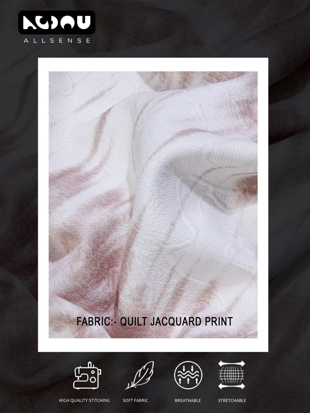 S 249 Allsense Jacquard Mens Tshirts Wholesaler Ahmedabad