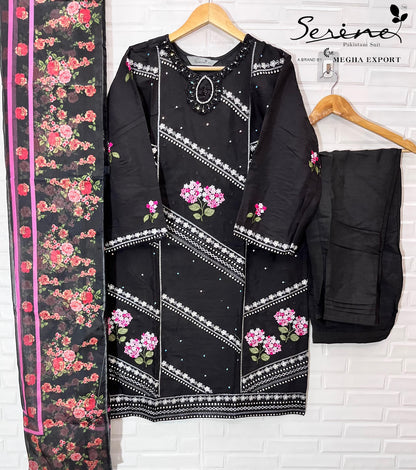 S 336 Abcd Serine Roman Silk Pakistani Readymade Suits Manufacturer