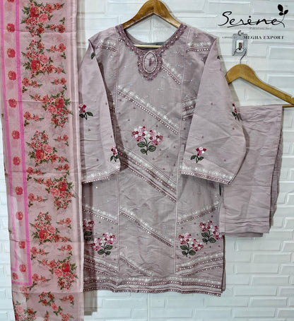 S 336 Abcd Serine Roman Silk Pakistani Readymade Suits Manufacturer