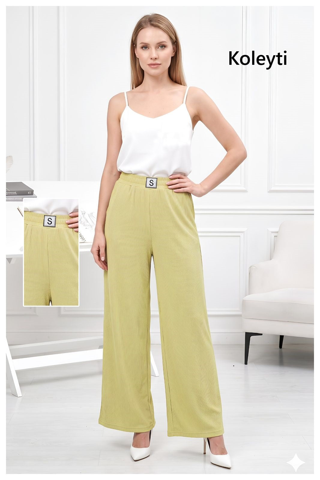 S Design Plazzo Koleyti Korean Women Pants Wholesaler