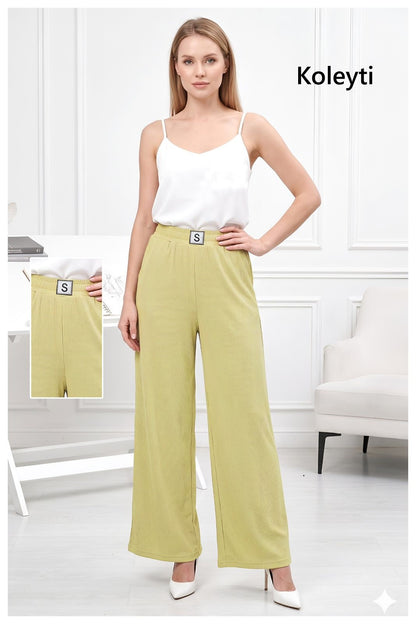 S Design Plazzo Koleyti Korean Women Pants Wholesaler