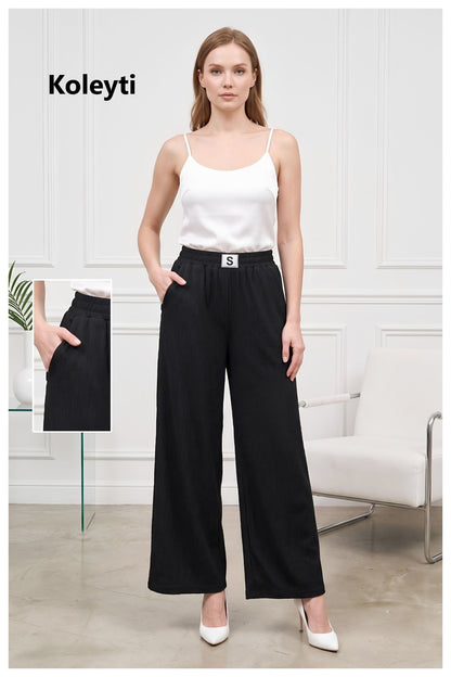 S Design Plazzo Koleyti Korean Women Pants Wholesaler