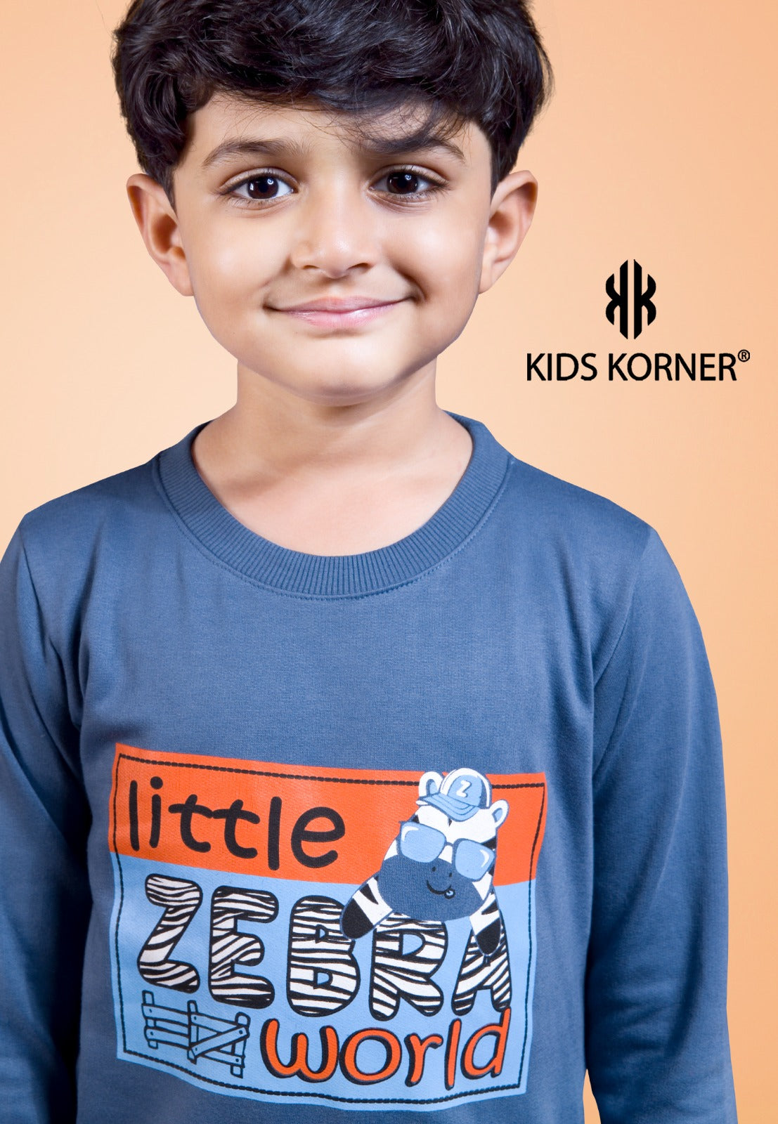 S No 1142 Kids Korner Fleece Boys Co Ord Set Supplier India