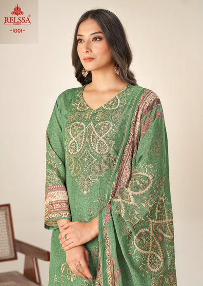 Saachi 10 Relssa Fabrics Masakali Karachi Salwar Suits Supplier India