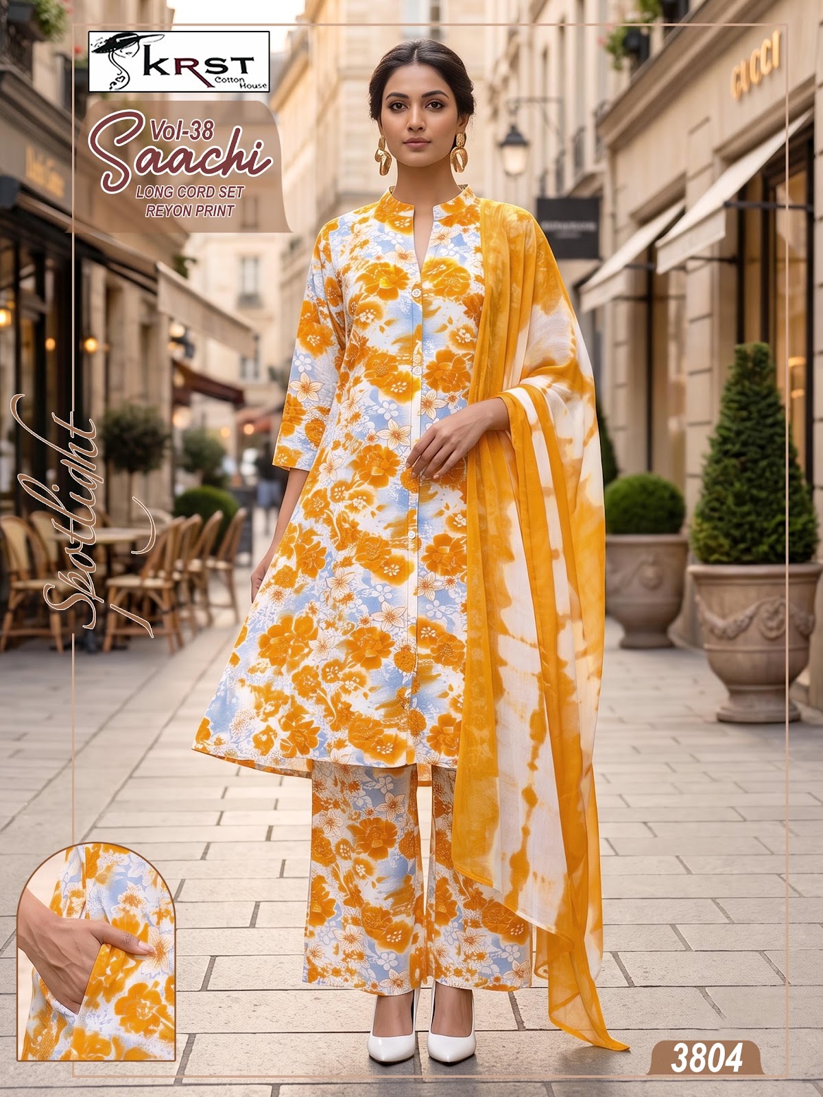 Saachi Krst Rayon 14Kg Readymade Plazzo Style Suits Wholesale Rate