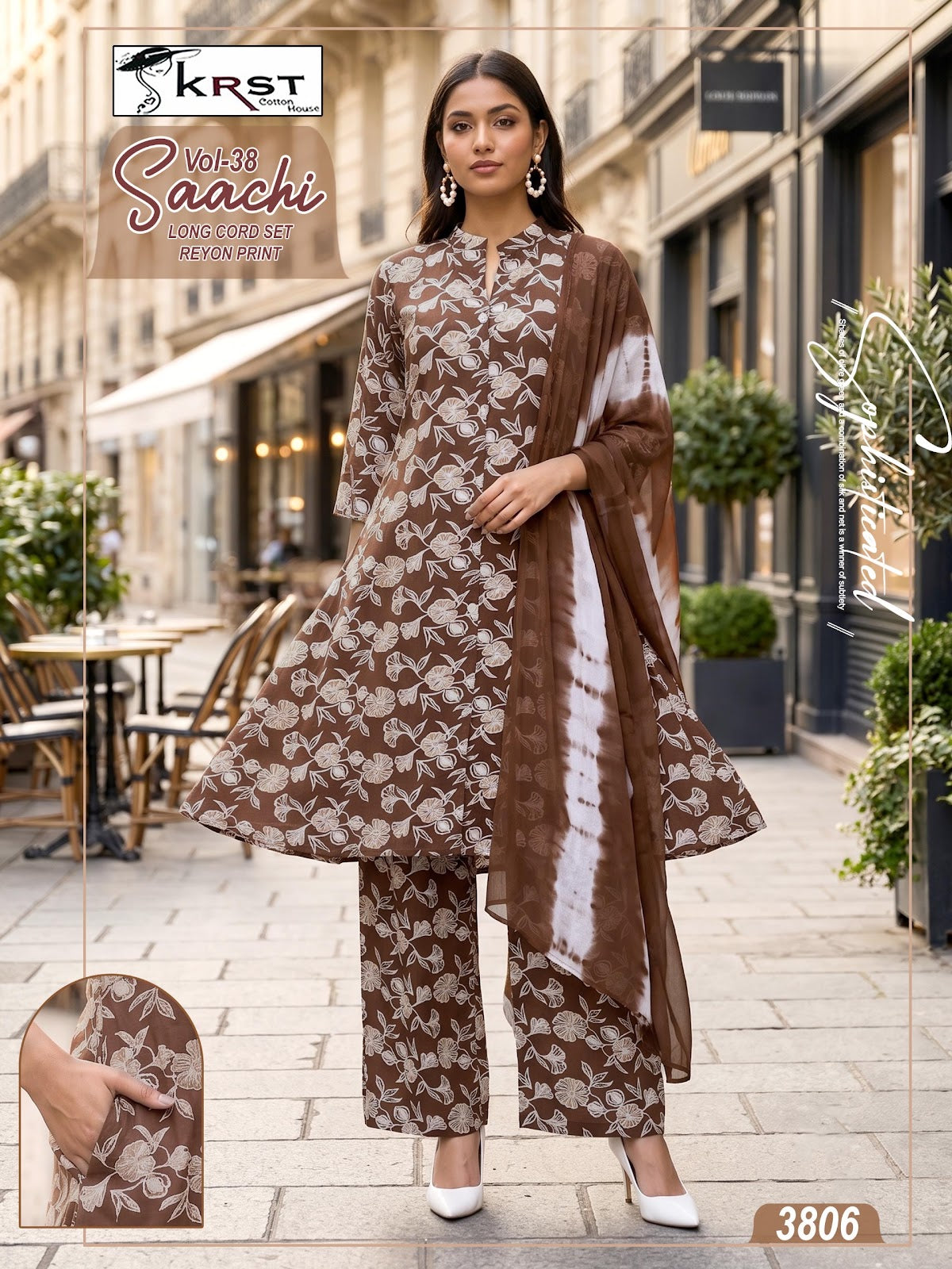 Saachi Krst Rayon 14Kg Readymade Plazzo Style Suits Wholesale Rate