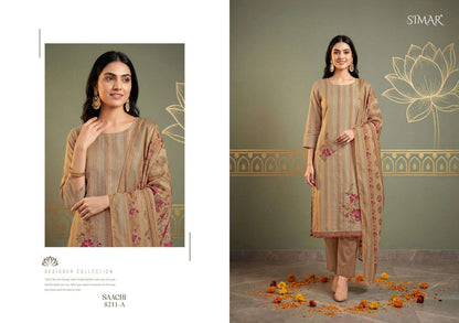 Saachi Simar Viscose Muslin Pant Style Suits Supplier India