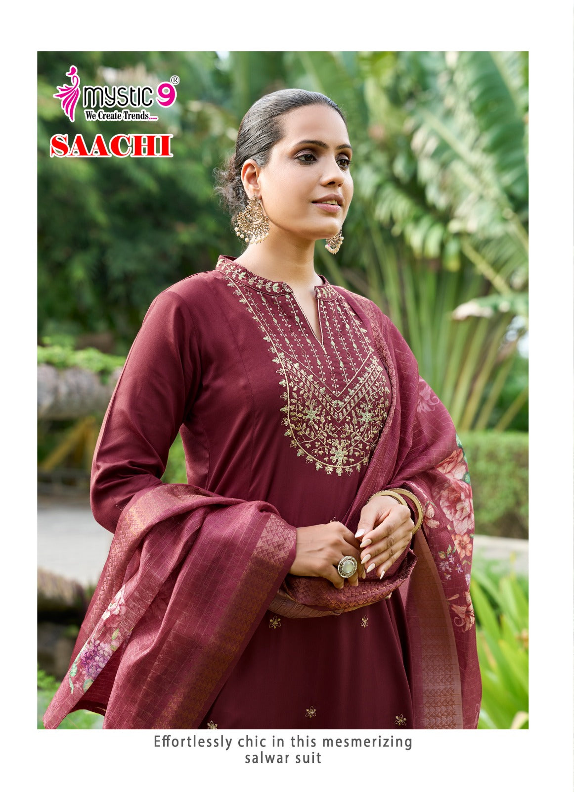 Saachi Vol 1 Mystic 9 Gaji Silk Readymade Pant Style Suits Manufacturer Ahmedabad