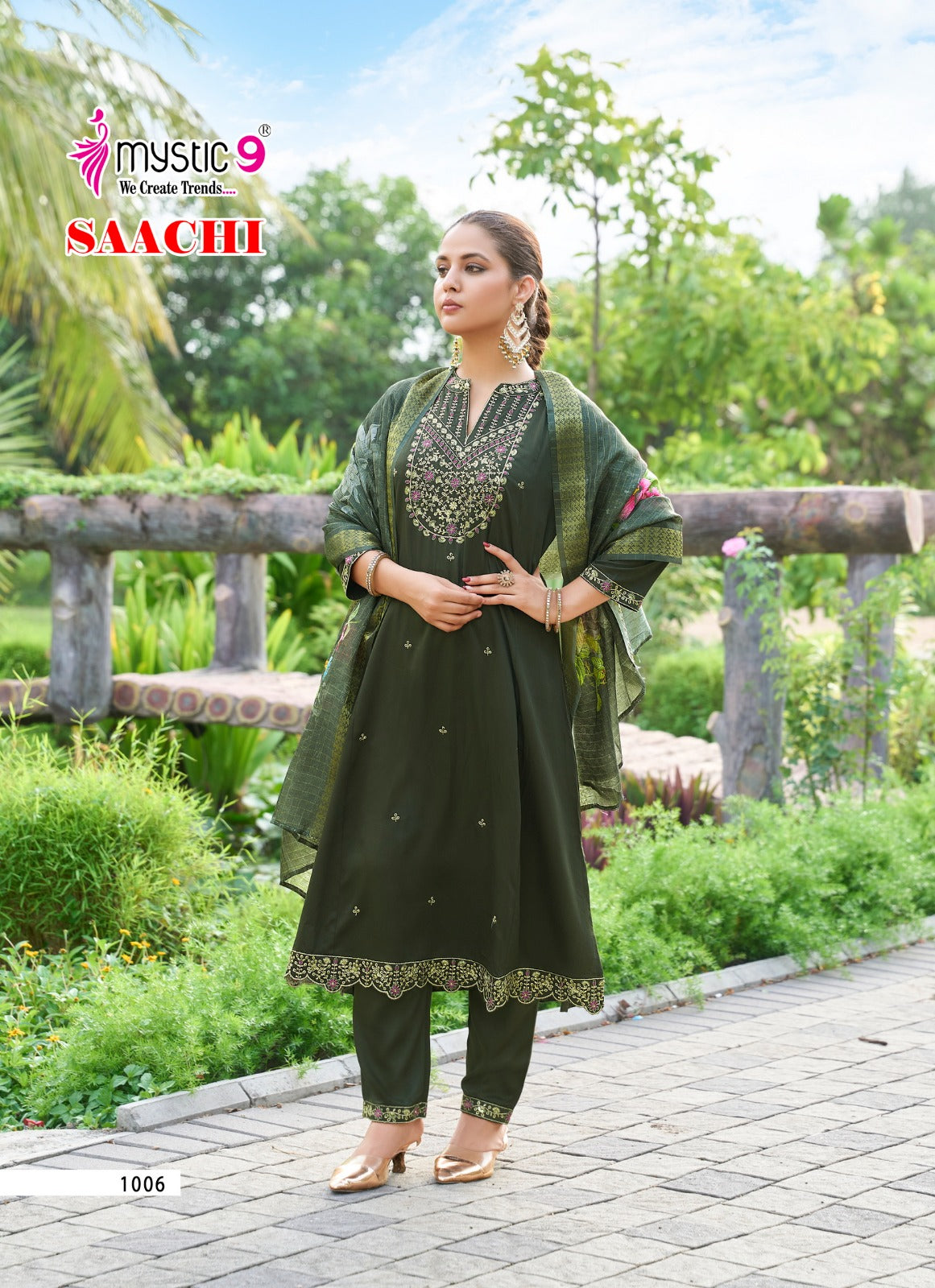 Saachi Vol 1 Mystic 9 Gaji Silk Readymade Pant Style Suits Manufacturer Ahmedabad