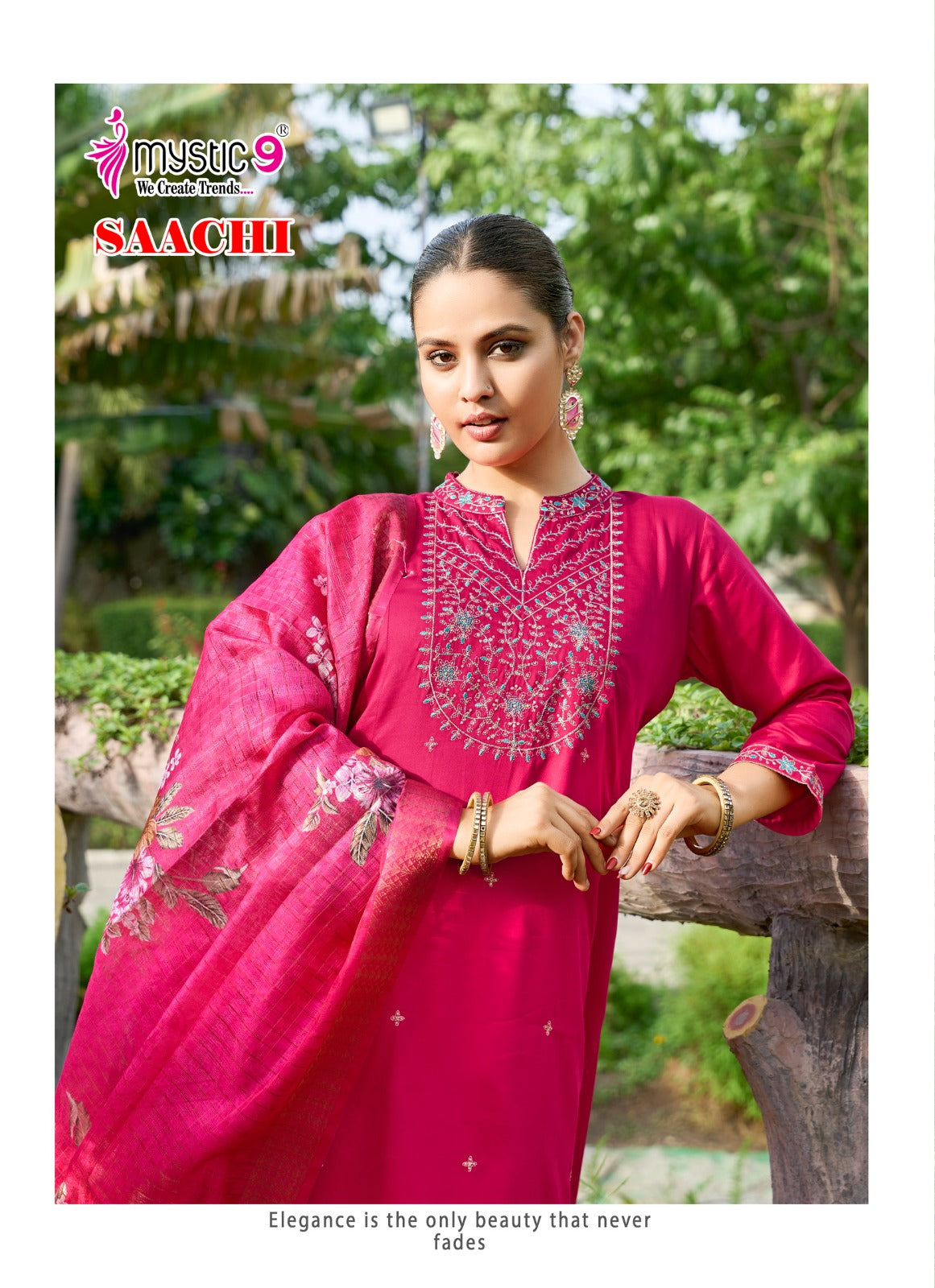 Saachi Vol 1 Mystic 9 Gaji Silk Readymade Pant Style Suits Manufacturer Ahmedabad