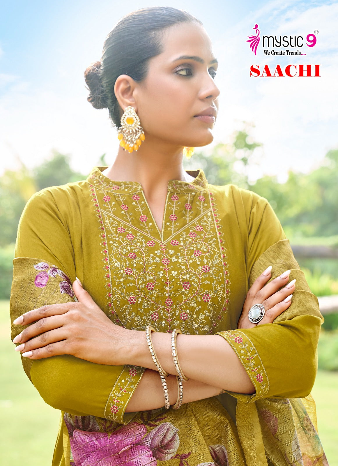 Saachi Vol 1 Mystic 9 Gaji Silk Readymade Pant Style Suits Manufacturer Ahmedabad