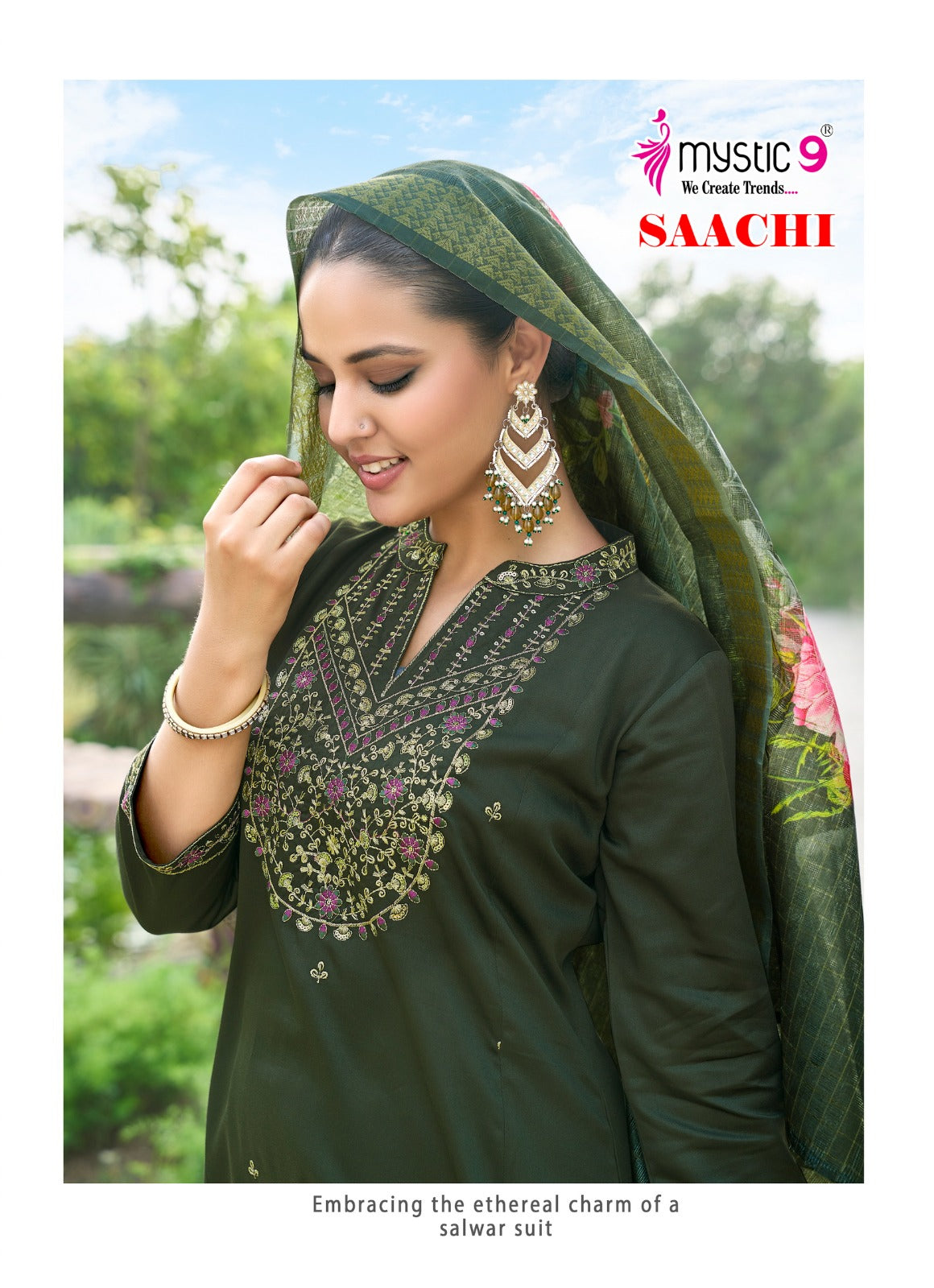 Saachi Vol 1 Mystic 9 Gaji Silk Readymade Pant Style Suits Manufacturer Ahmedabad