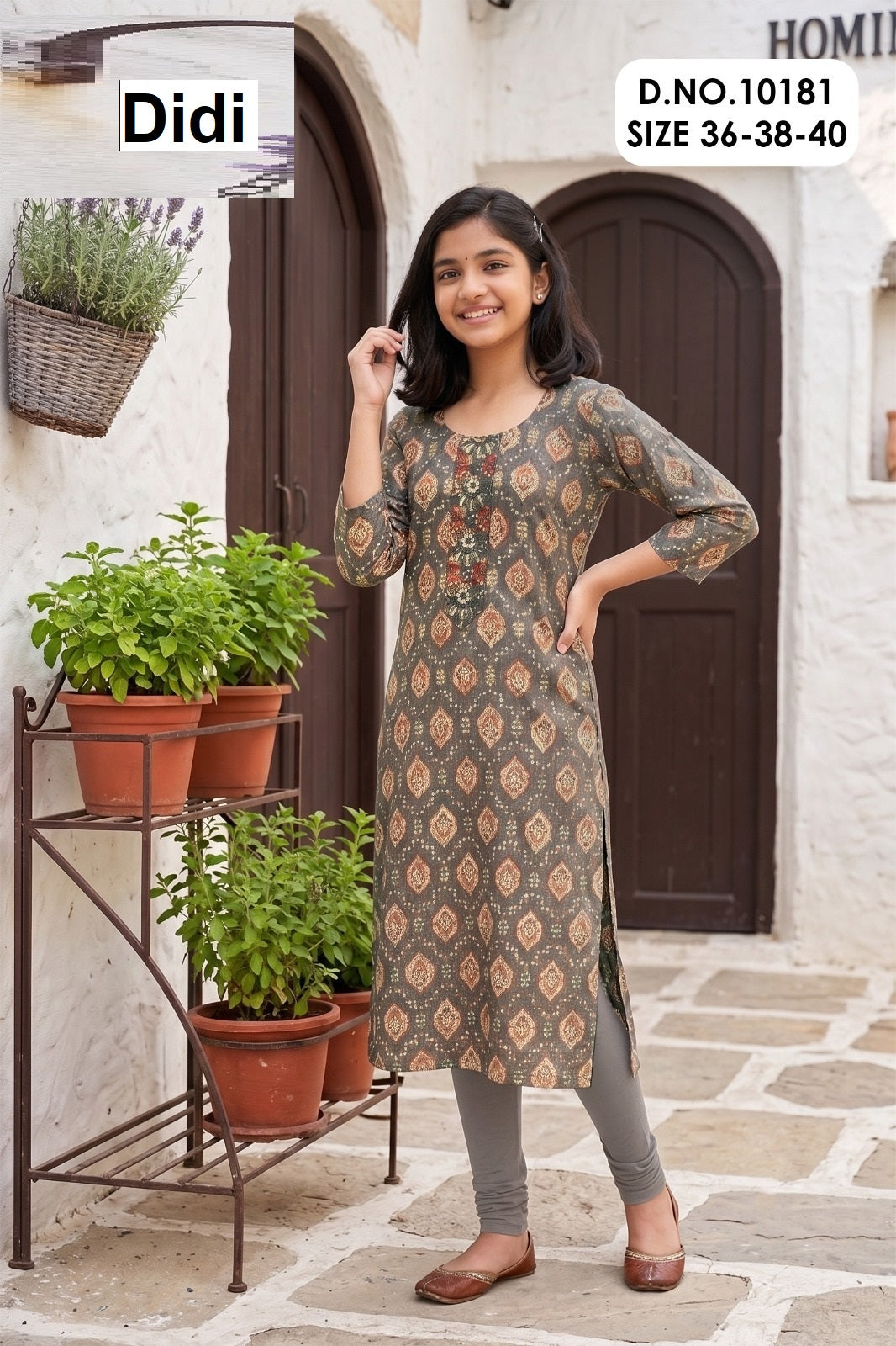 Saachika 2 Dn 10181 Didi Capsule Print Girls Kurti Supplier Gujarat