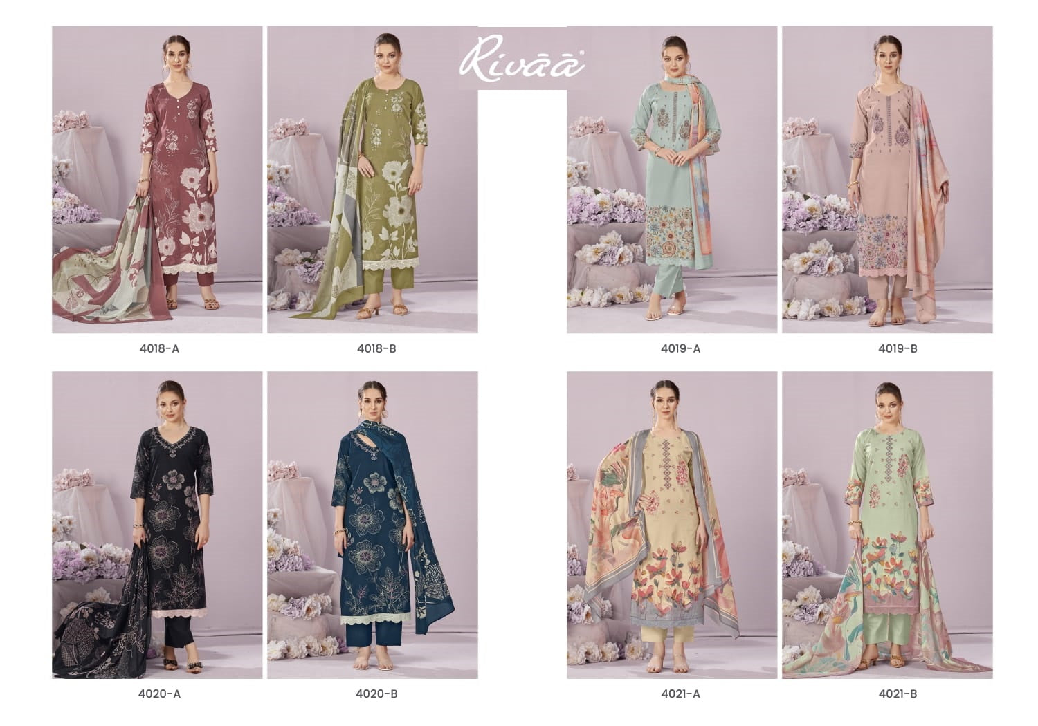Saaz Rivaa Pure Italian Pant Style Suits Supplier Ahmedabad
