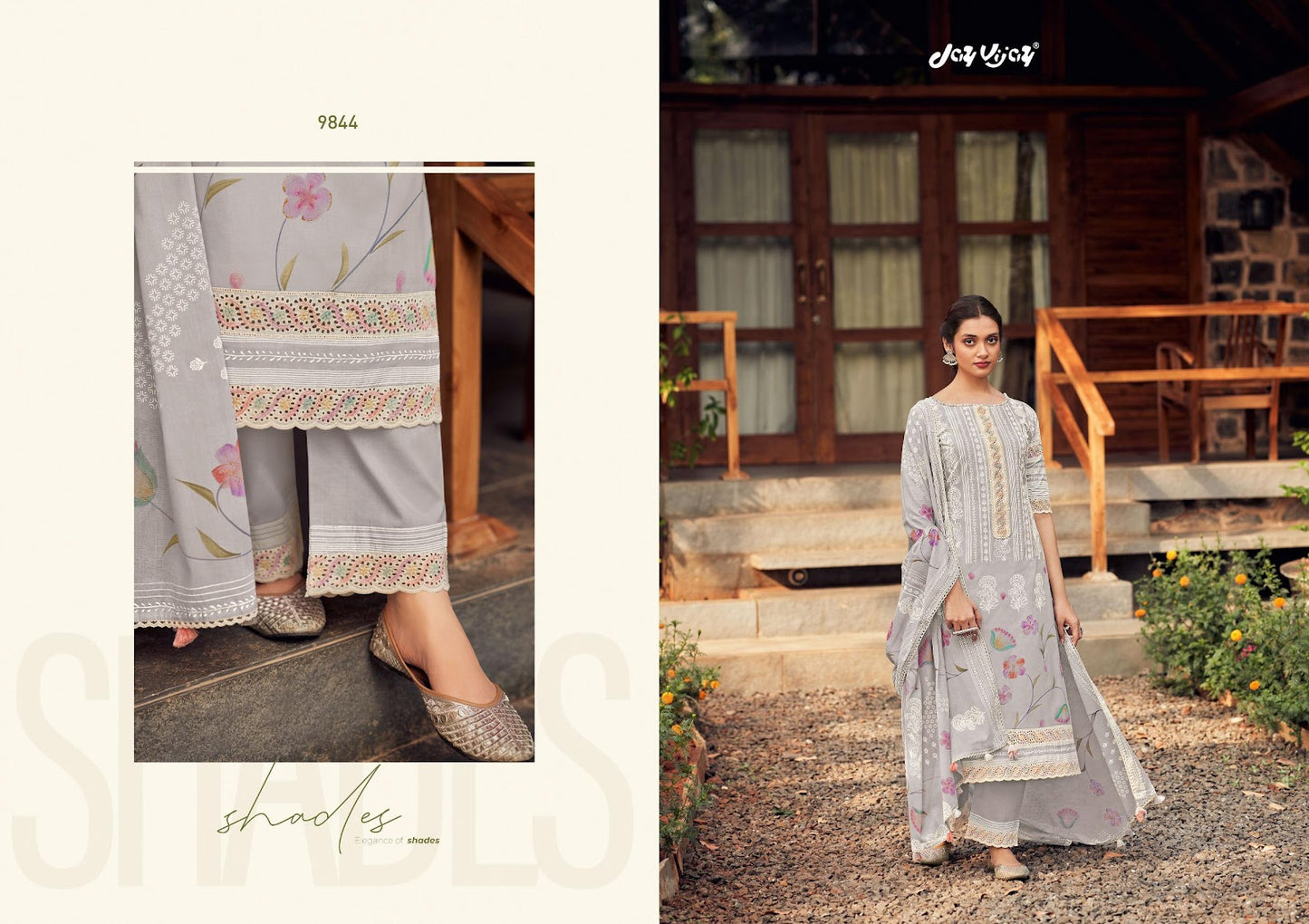 Saadagi Jay Vijay Pure Cotton Pant Style Suits Exporter Ahmedabad