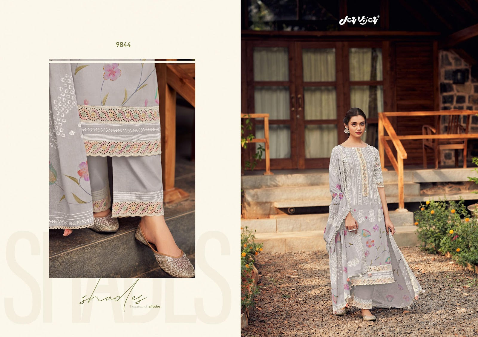 Saadagi Jay Vijay Pure Cotton Pant Style Suits Exporter Ahmedabad