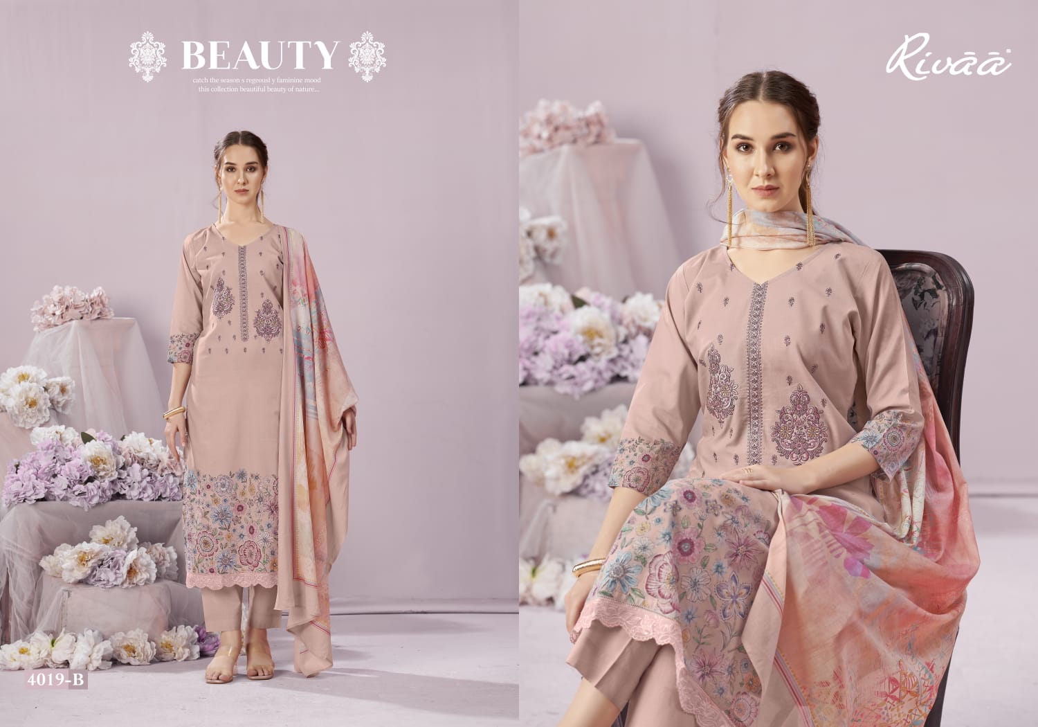 Saaz Rivaa Pure Italian Pant Style Suits Supplier Ahmedabad