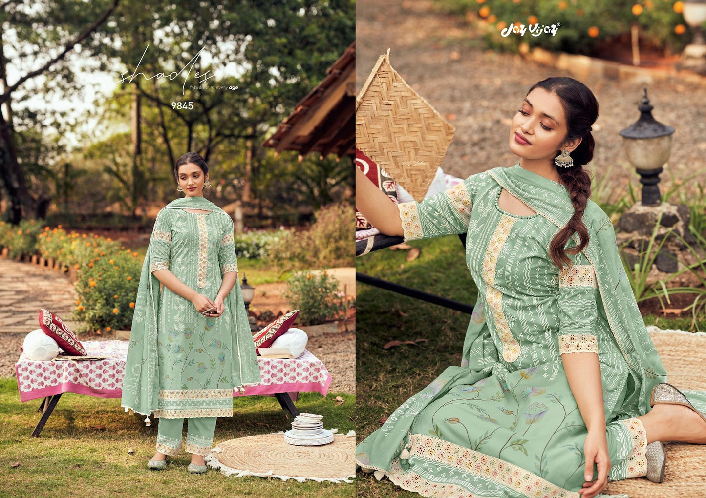 Saadagi Jay Vijay Pure Cotton Pant Style Suits Exporter Ahmedabad