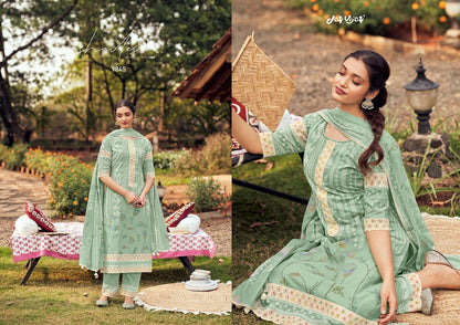 Saadagi Jay Vijay Pure Cotton Pant Style Suits Exporter Ahmedabad