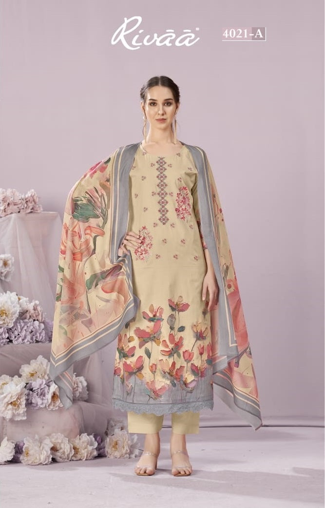 Saaz Rivaa Pure Italian Pant Style Suits Supplier Ahmedabad