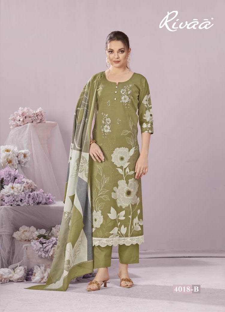 Saaz Rivaa Pure Italian Pant Style Suits Supplier Ahmedabad