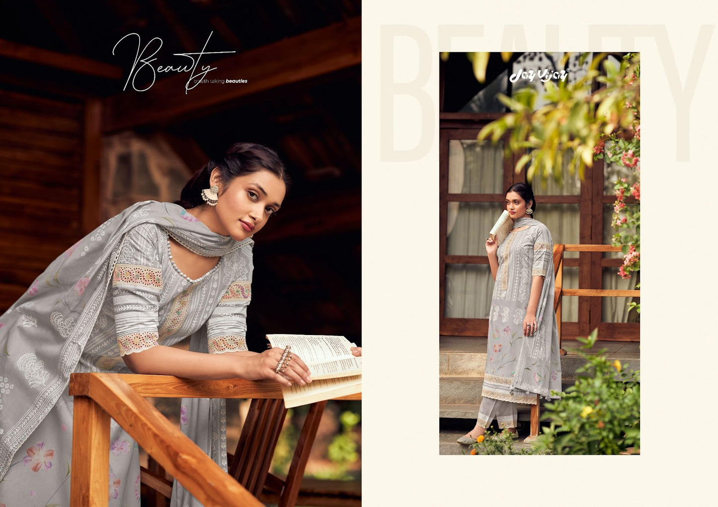 Saadagi Jay Vijay Pure Cotton Pant Style Suits Exporter Ahmedabad