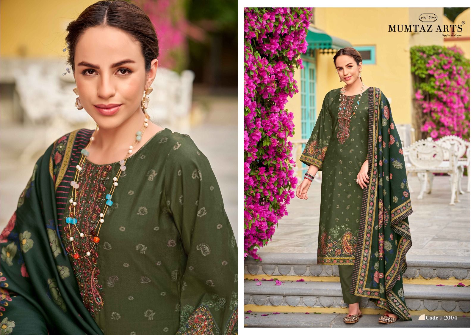 Saadgi Mumtaz Arts Viscose Modal Karachi Salwar Suits Exporter Ahmedabad